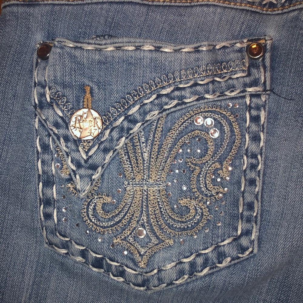 Wrangler Rock 47 Low Rise Jeans - Picture 7 of 9